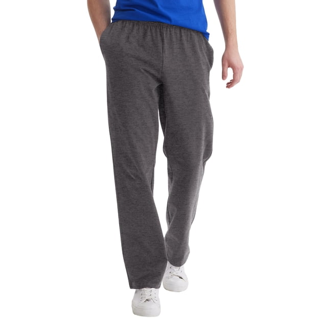 Pantalón deportivo Hanes Essentials para hombre, algodón jersey, 33", color carbón