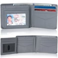 thumbnail image 2 of Alpine Swiss RFID Mens Wallet Deluxe Capacity Hybrid Bifold Flipout ID Window, 2 of 6