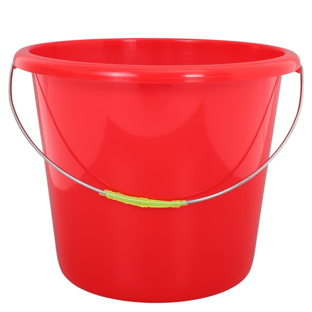 Cubo de agua de plástico con asa Cubo de agua para uso general Contenedor de agua Cubo de jardinería Cubo de agua Soporte de agua para jardinería Cuidado de mascotas Limpieza