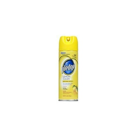 Pledge Lemon Aerosol Wood Polish, 5.5 Oz.