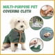thumbnail image 4 of Dog Apparel Bathrobe Towel Bath Robe Pet Bathrobes Coat Absorbent Towel For Lar Medium Smal, 4 of 5
