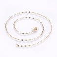 thumbnail image 2 of 10pcs 304 Stainless Steel Chain Necklaces with Lobster Claw Clasps Golden 17.7 inch(45cm) 2x0.4mm link: 4x2x0.4mm, 2 of 2