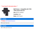 thumbnail image 2 of MAP Sensor - Compatible with 1984 - 1990 Lincoln Town Car 1985 1986 1987 1988 1989, 2 of 2