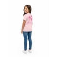 thumbnail image 6 of Wonder Nation Girls Delicate Paradise Graphic Tee with Short Sleeves, Sizes 4-18, 6 of 7