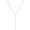 Silver, variant on Gold and Silver Plated Layered Long Necklace for Women Statement Y Body Chain Sexy Dangle Drop Beach Boho Cleavage Necklace for Vacation Prom Lariat Pendant