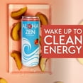 thumbnail image 4 of Zenbodi Aloha Zen Peach Tea - AWAKEN Functional Beverage - 12 oz (Pack of 12), No-Jitter Energy Drink, Contains L-Alpha GPC, Caffeine, and L-Theanine, 4 of 10