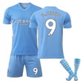 thumbnail image 1 of Nueva temporada Manchester City Home De Bruyne Niños Adultos Fútbol Soccer Jersey Trainin Jersey Suit # ldfs016-G.JESUS NO.9-28 (150-160) BmatwkZeng Bmatwk Jersey, 1 of 2