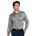 thumbnail image 1 of Monterey Club Men's Pique Long Sleeve Solid Golf Polo Shirt #1051, 1 of 2