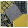 Cranston Fabric Cuts Charms Grey/Yellow Cotton Craft Squares