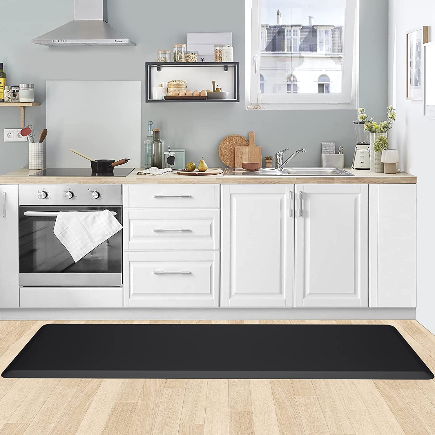 Ray Star Anti Fatigue Floor Mat 20''x39'',0.39 inch Thick Kitchen Matt for Standing, Size: 20 inch x 39 inch x 0.39 inch