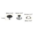 thumbnail image 2 of Kit de 100 Juegos de ojales Unique Bargains 4mm 0.16' herramienta para Zapatos Ropa Cinturón Bolsa bricolaje Mate negro, 2 of 7