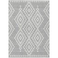 thumbnail image 2 of Addison Rugs Chantille Indoor/Outdoor Transitional Diamonds Silver Washable Rectangle Rug, 5' x 7'6", 2 of 6