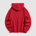 thumbnail image 4 of WZXFASHION Chandail à Capuchon pour Femmes à Manches Longues avec Poche, Imprimé de Lettres « Maff Caff », Liquidation à 50 % de Rabais, Chandail à Fermeture Éclair, 4 of 5