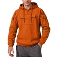 thumbnail image 2 of KANG Fashion Hooded Sweatshirt Autumn Winter Warm Casual Sporty Pullover With Multiple Pockets For Outdoor Activities, 2 of 5