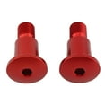 thumbnail image 2 of Adaptador de espejo para manillar de motocicleta, 2 piezas, aleación de aluminio, piezas de reparación de proceso CNC, rosca M16 resistente. Rojo, 2 of 8