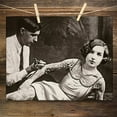 thumbnail image 5 of Lone Star Art Tattooed Lady Bizarre Strange Weird Vintage Photo - 11x14 Unframed Print - Perfect Tattoo Parlor Decor, 5 of 6