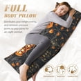 thumbnail image 4 of Halloween Body Pillow Cover, Halloween Skeleton Spider Halloween Decorations Body Pillow Cases with Zipper Soft Smooth Skin Friendly Long Pillow Case 20x54 inches, 1Pcs, 4 of 6
