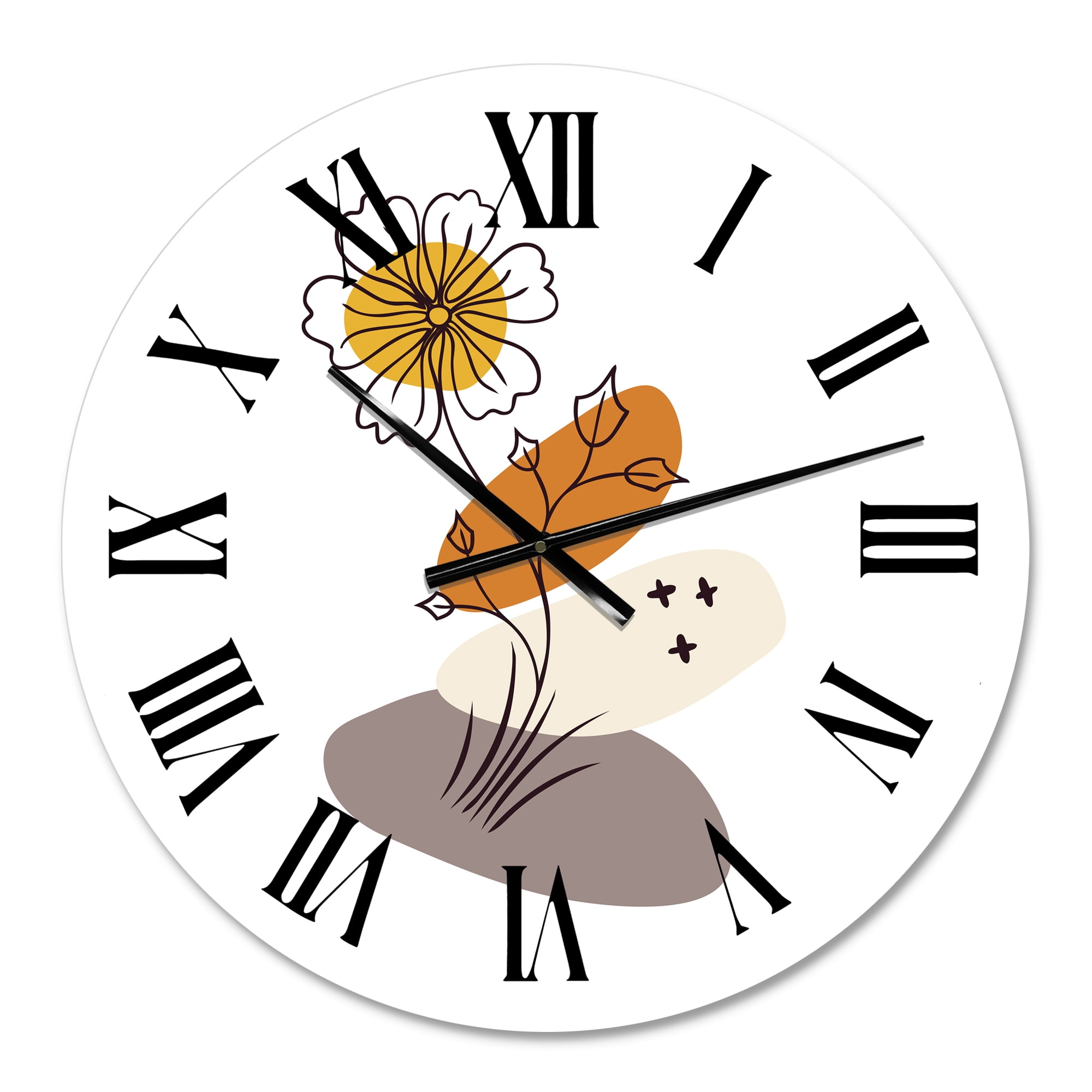 Designart 1 in Quartz Modern/Contemporary Wall Clock