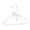 White*2, variant on Cheer.US 2 Pcs Pearl Beads Metal Elegant Rosette Clothes Hangers Children's Clothes Hangers - Very Durable Heavy Duty Tubular Kids Hangers Standard Use for Kids Children Pet Dog