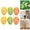 A, variant on ChromaMuse 6Pcs Easter Egg Hanging Decorations, Creative Broken Egg Design for Easter Scene Arrangement, Vibrant Multicolor Plastic Eggs for Home Office Party Decoration