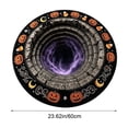 thumbnail image 6 of sruoe Spooky Ghost 3D Visual Round Halloween Rug, Eerie Illusion Floor Mat, Scary Halloween Decorations for Living Room, Bedroom, Entryway, 6 of 6