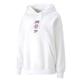 thumbnail image 1 of Sudadera Puma Mujer Oversized Graphic Blanco Hoodie blanco XS, 1 of 6