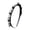 J, variant on Hair Hoop Band with Clips Non-slip Shiny Rhinestone Inlay Headdress Hairstyle Fixing Acrylic Women Girls Bangs Clip Headband Cute Headwear Hair Accessories