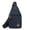 Blue, variant on weibbin Men's Sporty Crossbody Chest Bag in Blue - Compact Phone Bag with Adjustable Strap for Outdoor Activities and Commute