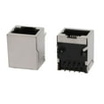 thumbnail image 4 of Unique Bargains RJ45 8P8C Female PCB Mounting Modular Jack Ethernet Network Connector 10pcs, 4 of 5