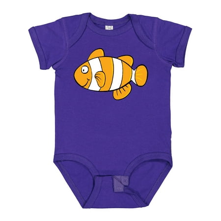 

Inktastic Clown Fish Illustration Gift Baby Boy or Baby Girl Bodysuit