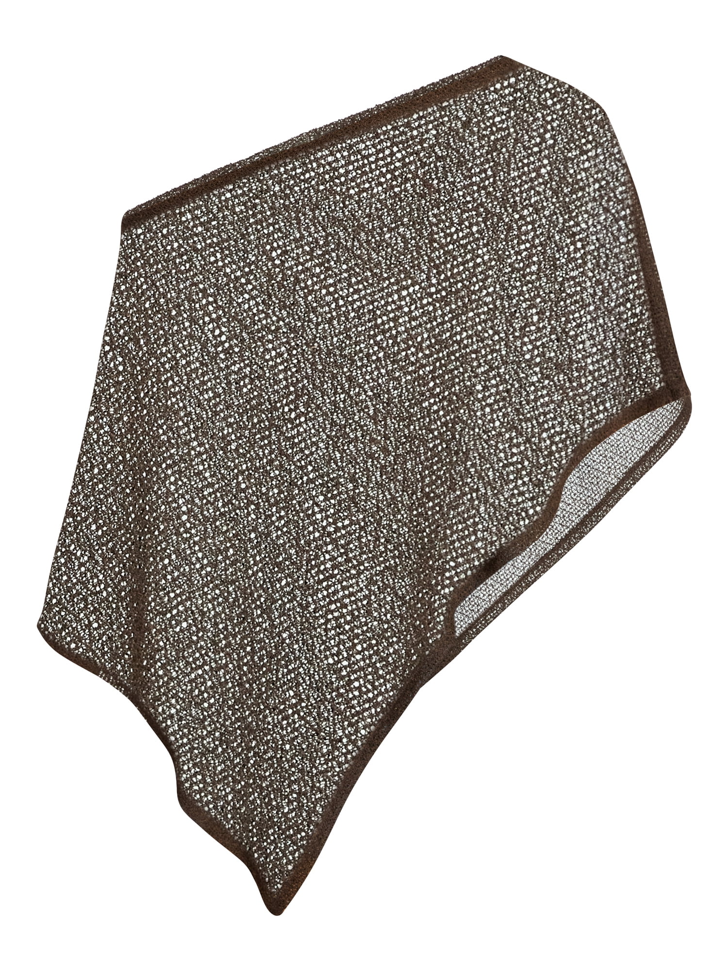 No Boundaries Asymmetrical Hem Knit Poncho Top, Women's XXS-XXL