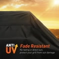 thumbnail image 4 of 52 inch Grill Cover Topboutique Durable Waterproof Gas Barbecue Cover Outdoor BBQ Cover UV-Resistant Grill Cover with Adjustable Straps Wind Resistant, Rip Resistant and Fade Resistant,Black, 4 of 8