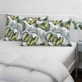 thumbnail image 4 of Tropical Palm Throw Pillow Cover 20 x 36 Inch Decorative Pillow Cover Summer Modern Dark Green Botanical Leaves Lumbar Pillowcase Seasonal Rectangle Cushion Case for Couch Sofa Bed Living Room, 4 of 9