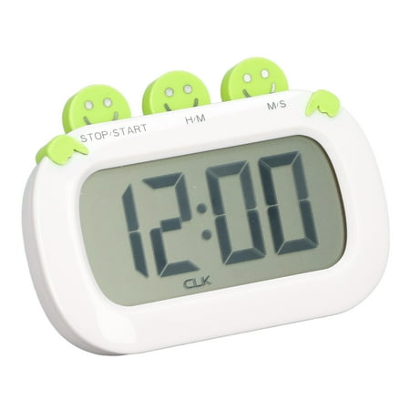 

Kitchen Timer 3 Mode Large LCD Countdown Timer For Bedroom For Office Green