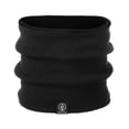 thumbnail image 1 of Uxcell Neck Warmer Winter Knitted Fleece Windproof Neck Gaiter, Black, 1 of 6