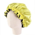 thumbnail image 2 of Qarigey multifuncional del satén del bebé del poliéster para el del pelo del satén de los niños del sueño de las buenas noches S Accesorio para el cabello amarillo, 2 of 6