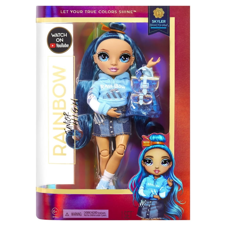Rainbow High Fantastic Fashion Skyler Bradshaw - Blue 11” Fashion Doll and  Playset with 2 Complete Doll Outfits, and Fashion Play Accessories, Great