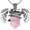 Rose Quartz, variant on Vintage Amethyst Crystal Healing Stone Necklace for Men Women Dragon Necklace Cool Simple Retro Natural Reiki Spirtural Witch Gemstone Pendant Jewelry