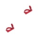 thumbnail image 2 of Soidarity Desviador delantero Adaptador de dial Cambio de asiento Antideslizante Rueda dentada profesional Anillo de conversión Piezas de Rojo 2piezas, 2 of 6