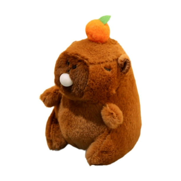 Accesorios de peluche para hacer burbujas, bolso artesanal de moda, llavero de Marrón