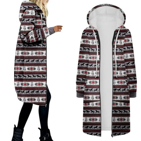 

Trench Coats for Women Fall Jackets for Women Women s Casual Floral Pockets Zip Up Hoodies Tunic Sweatshirt Long Hoodie Jacket Long Hoodies Coats Tunic Womens Cardigan Rain Coats for Women