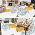 thumbnail image 5 of 6'x9' Area Rugs, Yellow Sun Rise Indoor Outdoor Area Rug for Living Room Bedroom, Ocean Waves Coastal Abstract Art Washable Bathroom Rugs Kitchen Floor Carpet Mats Home Decor Aesthetic, 5 of 8