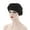 Black, variant on Beret Hats,French Style Beanie Hats Fashion Women Beading Braid Hat Muslim Ruffle Cancer Wrap Cap Sleep Caps Satin Lined Hair Bonnets Flat Cap,Visor Beret Navy
