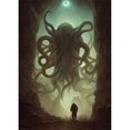 thumbnail image 1 of Cthulhu Mythos abstracto exterior Dios impresiones póster lienzo pintura moderna pared arte imágenes para sala de estar dormitorio decoración del hogar, 1 of 4