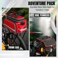 thumbnail image 6 of Bike Rear Rack Mount for 26"-28" Wheel - Bicycle Back Seat Pannier Luggage Backpack Cargo Basket Carrier with Taillight Mount Lightweight Aluminum for Road MTB Mountain Bike 110 lbs Capacity, 6 of 9