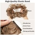 thumbnail image 3 of Nvzi -b Messy Bun Hair Piece Wavy Curly for Women Hair Bun Hair Piece with Elastic Band Scrunchies Stretchy Fluffy Chignon Ponytail Hairpieces Updos for Women,Black, 3 of 3