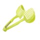 thumbnail image 1 of Green round-shaped handheld fruit cutter tomato multifunctional serving tongs 2 pcs, 18.5 cm, 1 of 4