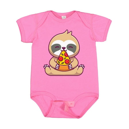 

Inktastic Sloth Pizza Gift Baby Boy or Baby Girl Bodysuit