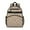 Brown Highland Cow, variant on White Highland Cow Flower Bow Pattern Backpack for School,Cute School Bag,Schoolbag with Adjustable Shoulder Straps & Padded Back,15.25"x11.5"x5.25"