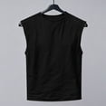 thumbnail image 5 of Yievot Mens Cotton Linen Tank Tops Workout Athletic Muscle Shirt Casual Summer Beach Sleeveless Shirts, 5 of 6